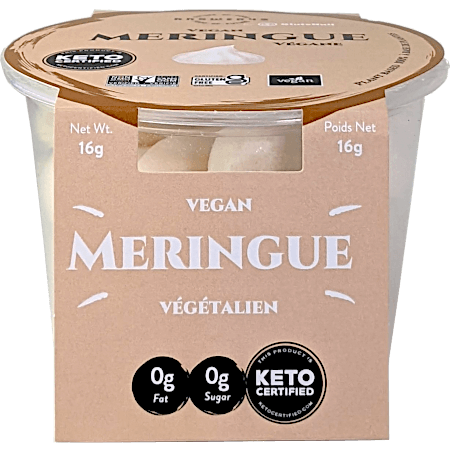 Keto-friendly, Vegan Meringues - Vanilla